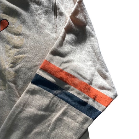 NWT Sweater Women's beige long-sleeved sweater with MTV print design. Size XL - Picture 5 of 9